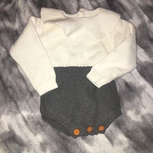 Knit Baby Romper